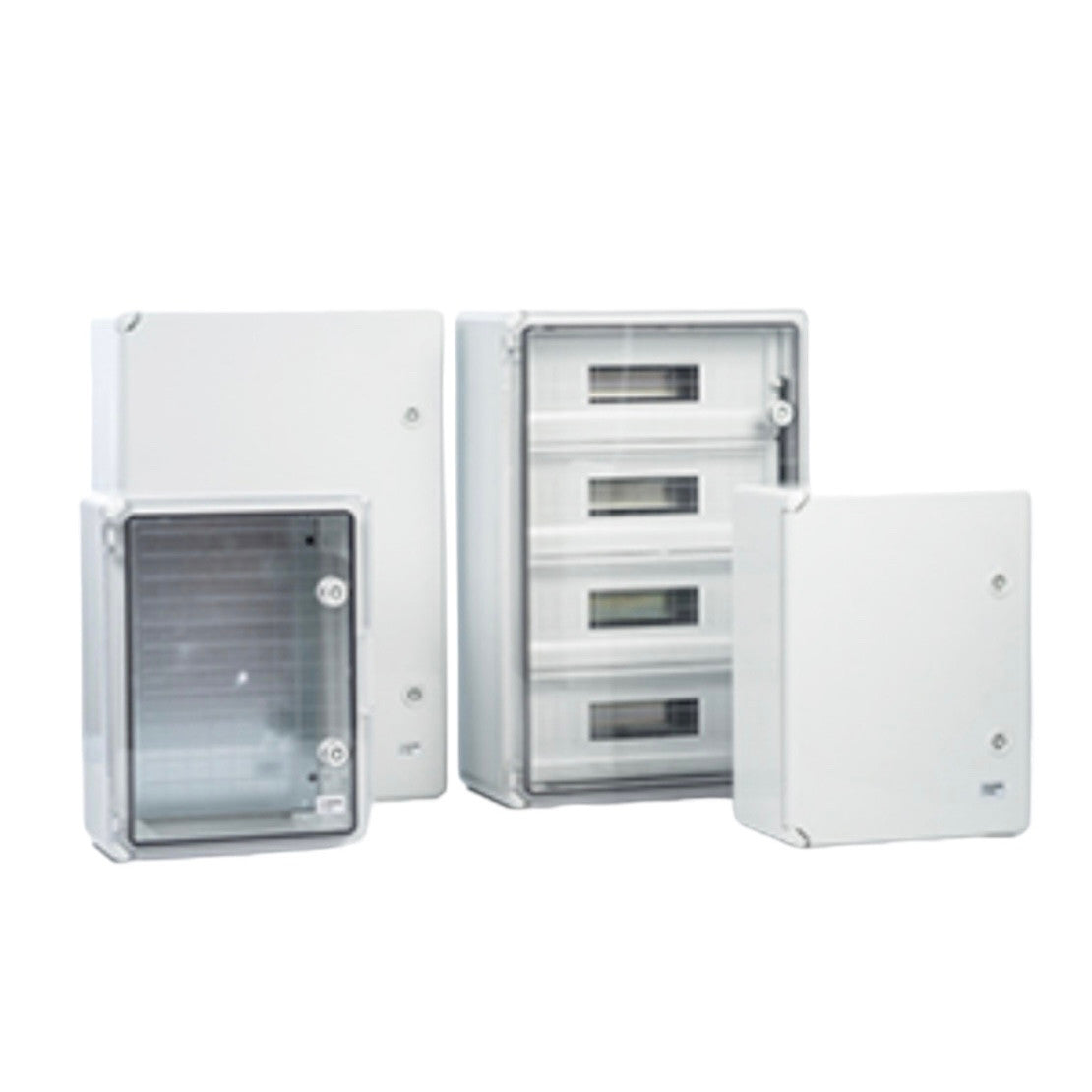 Tušti plastikiniai skirstytuvai