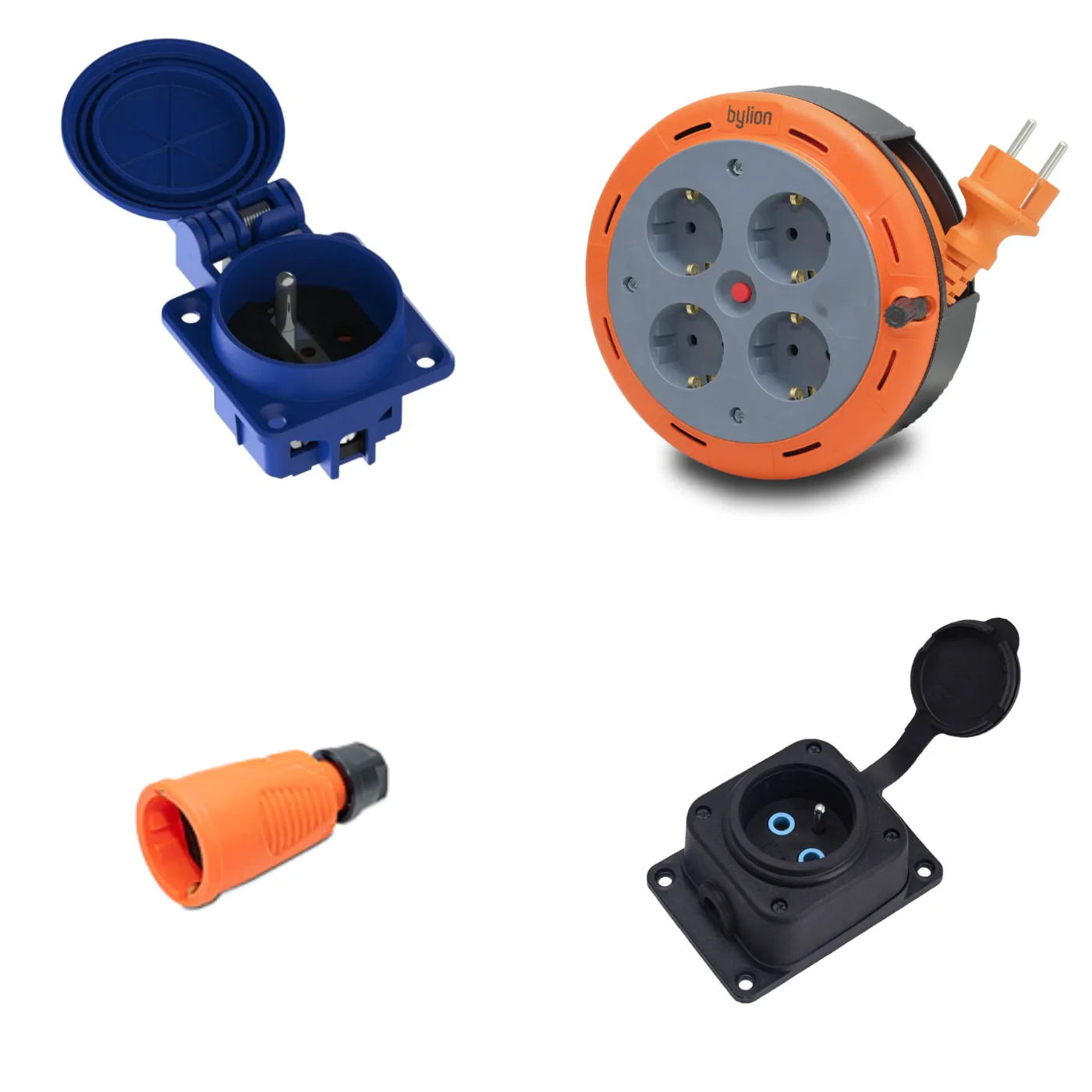 Lizdai, kištukai ir prailginimo laidai