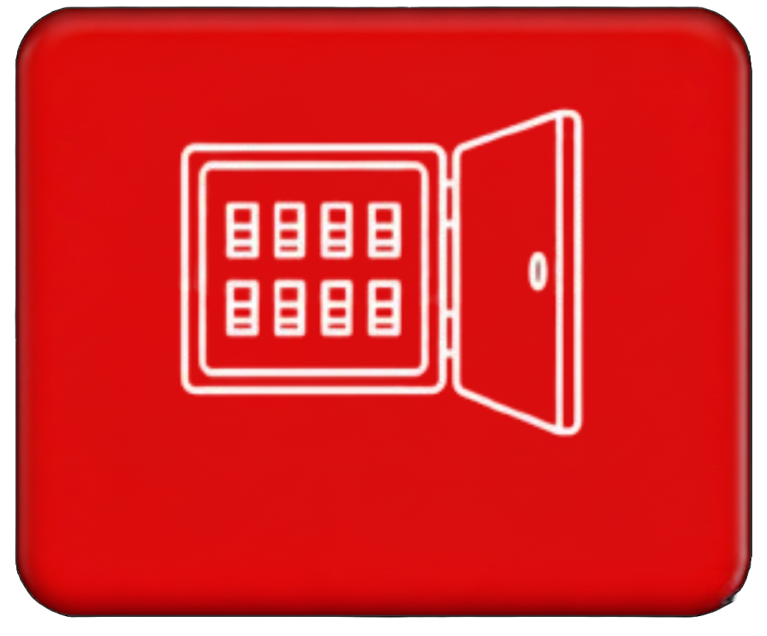 Tušti plastikiniai skirstytuvai